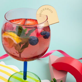 Personalised Traditional Wedding Drink Charm, 9 of 11