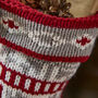 Personalised Nordic Knitted Christmas Stocking, thumbnail 5 of 9