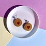 Jammy Dodger Biscuit Clay Earrings, thumbnail 2 of 3