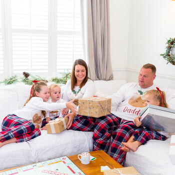 Personalised Christmas Matching Pyjamas Christmas Pudding, 5 of 12