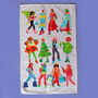 12 Slays Of Christmas Tea Towel, thumbnail 2 of 8