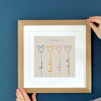 Personalised Family Tree Print For Father’s Day, 5 of 11