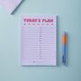 Daily Planner Pad A5 | Lilac And Plum, thumbnail 1 of 5
