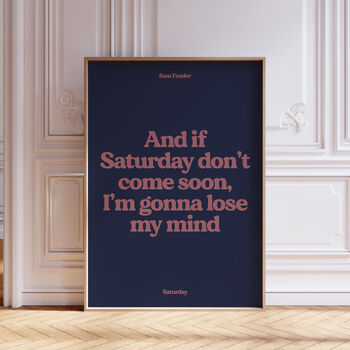 Add Your Own Lyric Custom Print, 4 of 9