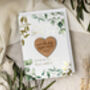 Save The Date Magnet With A Botanical Gold Foil Card, thumbnail 7 of 9