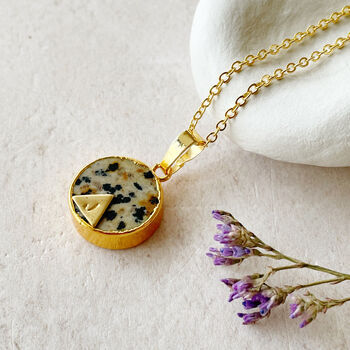 Dalmatian Jasper Personalised Gemstone Necklace, 5 of 9
