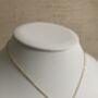 Five Leaf White Single Clover Necklace, thumbnail 2 of 5