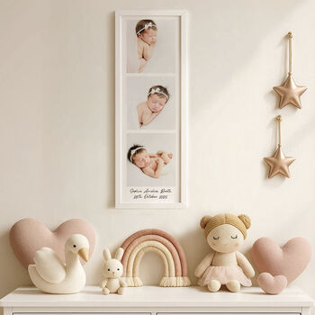 Personalised Photo Booth Strip Framed Print, 4 of 7