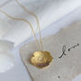 Rose Necklace Sterling 18ct Gold Plated, thumbnail 4 of 7