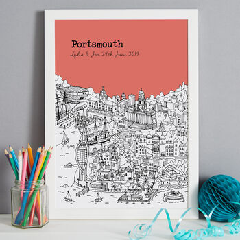 Personalised Portsmouth Print, 7 of 10