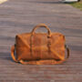 Genuine Leather Holdall Large, thumbnail 3 of 12