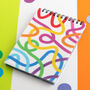 Bright Patterned A6 Notebook With Lined Pages, thumbnail 2 of 7