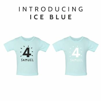 Personalised Kids Birthday Age T Shirt, 7 of 11