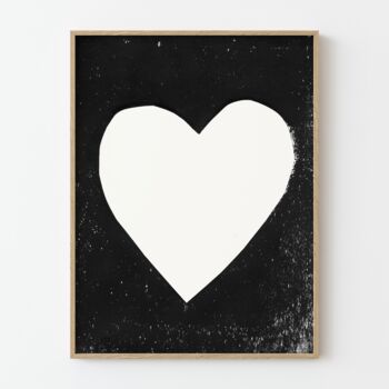 Black Heart Print, 5 of 5