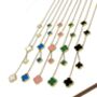 Clover Delicate Lariat Necklace, thumbnail 5 of 8