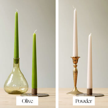 Taper Candles In Pastel Shades, 10 of 11