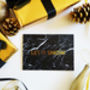 Marble And Gold Foil 'Let It Snow' Card, thumbnail 1 of 2