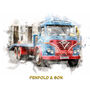 Lorry Personalised Portrait Print, thumbnail 3 of 12