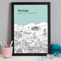Personalised Stirling Print, thumbnail 2 of 9