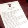 Personalised Handwritten Love Letter / Wedding Vows, thumbnail 2 of 8