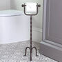 Vintage Twisted Standing Toilet Roll Holder, thumbnail 1 of 6