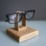 Luxury Oak Glasses Stand Display Holder Personalised, thumbnail 1 of 6