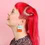 'Joyful' Colourful Acrylic Earrings, thumbnail 8 of 9