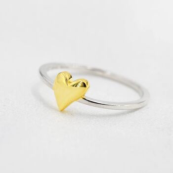 Heart Ring In Sterling Silver, 2 of 9