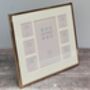 Sixtrees Gold Tone Multi Aperture Photo Frame, thumbnail 1 of 3