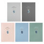Personalised Golf Clubs A5 Cloth Bound Notebook, thumbnail 2 of 7