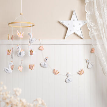 Swan Garland Beginner Felt Craft Kit, 7 of 7