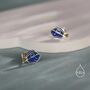 Sterling Silver Blue Tang Fish Stud Earring, thumbnail 2 of 12