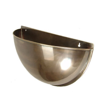 Sola Brass Wall Planter, 8 of 8
