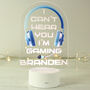 Personalised Blue Novelty Changing Colours Night Lamp, thumbnail 3 of 5