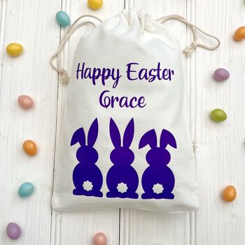 Personalised Easter Bunny Gift Bags, 5 of 9