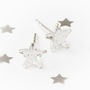 Liliane Sterling Silver Crystal Star Earrings, thumbnail 1 of 8