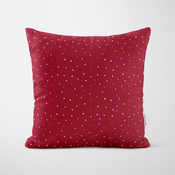 Personalised Red Gingerbread House Cushion, 5 of 7
