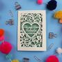 Personalised Papercut Wedding Card, thumbnail 8 of 10
