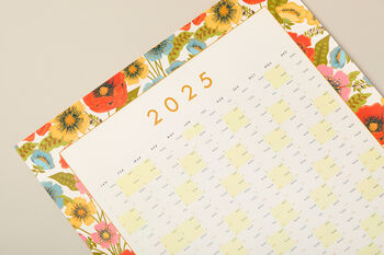 2025 Garden Bloom Wall Planner, Calendar, 2 of 6