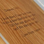 Oak A4 Picture Frame With Hidden Personalised Message, thumbnail 7 of 8