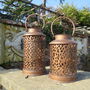 Lattice Lanterns In Copper, thumbnail 3 of 7