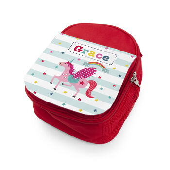 Personalised Girl’s Unicorn Lunch Bag, 7 of 8