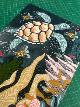 Sea Turtle Ocean Print, 8 of 8
