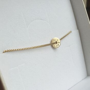 Personalised Solid Gold Charm Bracelet, 5 of 7