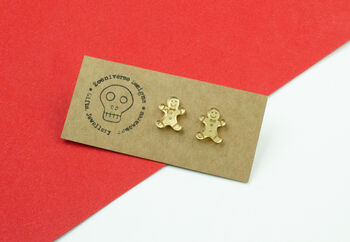 Gingerbread Man Studs, 4 of 4