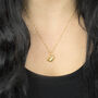 Gold Plated Sterling Silver Swan Necklace, thumbnail 2 of 4