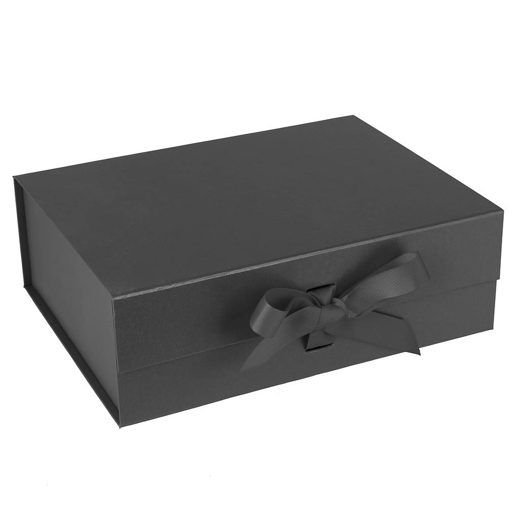 personalised black birthday gift box for him by dibor