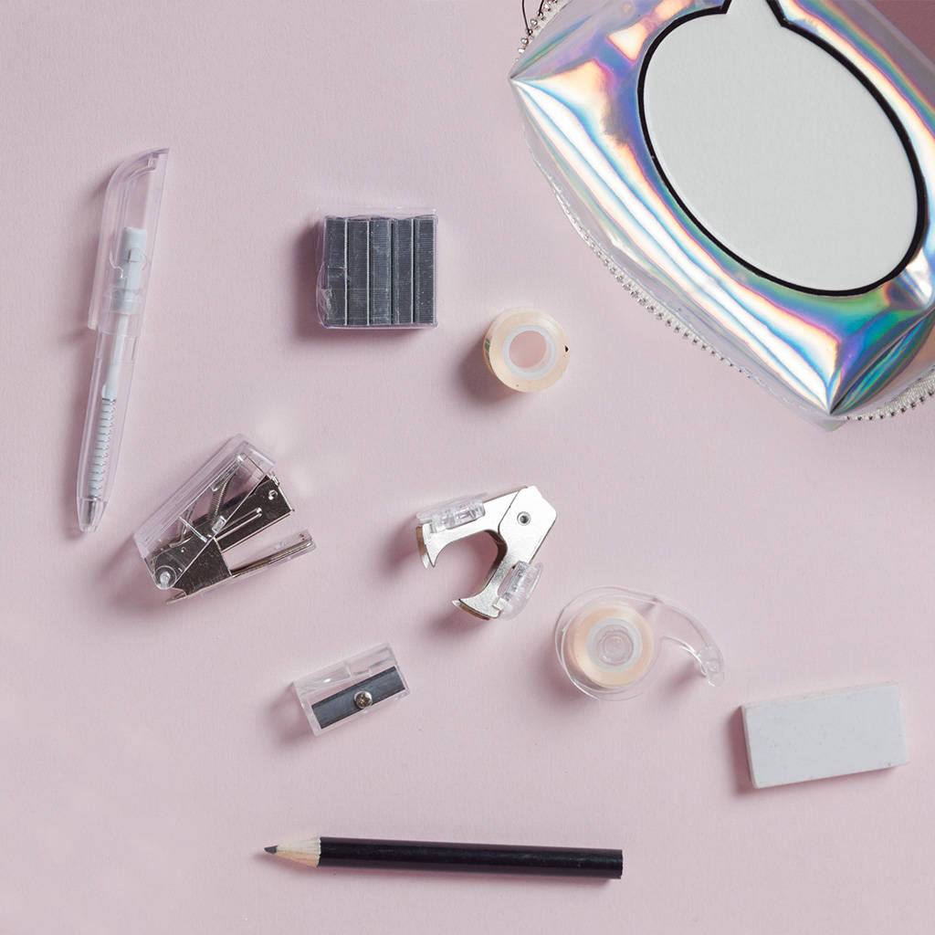 Mini Iridescent Stationery Kit By ICE London