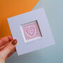 Love Hearts Mini Art Print, thumbnail 3 of 8