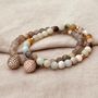Labradorite Micro Pavé Cz Charm Bracelet, thumbnail 5 of 7
